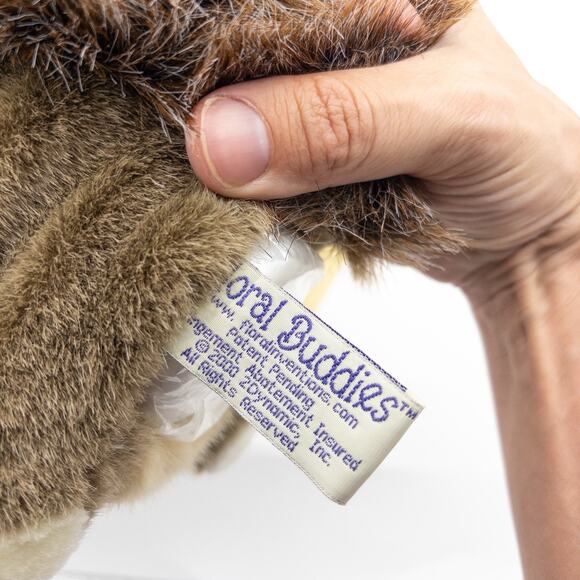 Plush Buddies Flower Floral Vase With Stuffed Animal Plush Squirrel Realistic - Picture 8 of 9